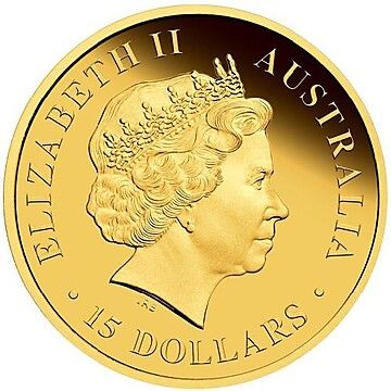 2008 15 Dollars – Elizabeth II (4th Portrait – King Brown Snake – Gold Bullion Coin)