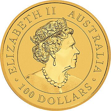 2021 100 Dollars – Elizabeth II (6th Portrait – Super Pit – Gold Bullion Coin)