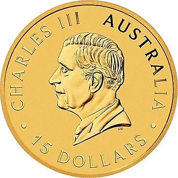2026 15 Dollars – Charles III (1st Portrait – Australian Kangaroo – Gold Bullion Coin)