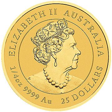 2021 25 Dollars – Elizabeth II (6th Portrait – Osprey)