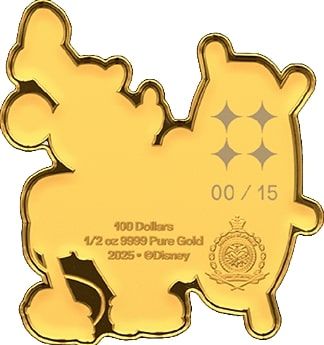 2025 100 Dollars – Charles III (Mickey: Steamboat Willie)