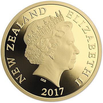 2017 10 Dollars – Elizabeth II (4th Portrait – Taniwha)