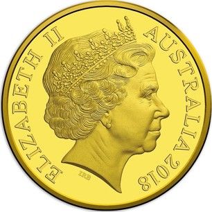 2018 25 Dollars – Elizabeth II (4th Portrait – FIFA World Cup Russia – Gold Proof)