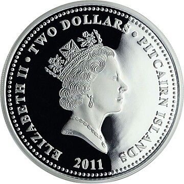 2011 2 Dollars – Elizabeth II (Year of the Rabbit)