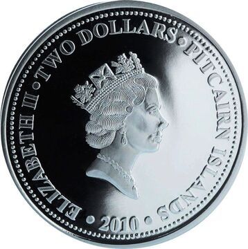 2010 2 Dollars – Elizabeth II (HMAV Bounty)