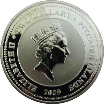 2009 2 Dollars – Elizabeth II (Humpback Whale)