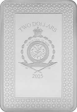 2025 2 Dollars – Charles III (Ace of Wands)