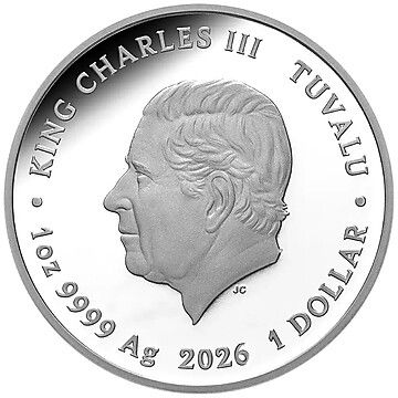 1 Dollar – Charles III (Giant Centipede)