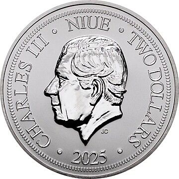 2025-2026 2 Dollars – Charles III (Hawksbill Turtle)