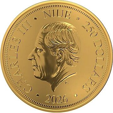 2025-2026 250 Dollars – Charles III (Hawksbill Turtle)