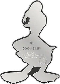 2026 1 Dollar – Charles III (Donald Duck; coloured)