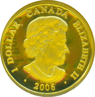 2006 1 Dollar – Elizabeth II (Gold Louis)