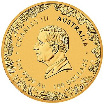 2026 100 Dollars – Charles III (1st Portrait – Wonders of Australia – The Outback – Gold)