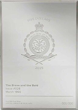 2025 5 Dollars – Charles III (The Brave and the Bold #28)