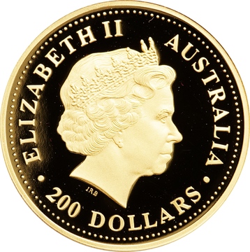 2005 200 Dollars – Elizabeth II (4th Portrait – Australian Nugget – Gold Bullion Coin)