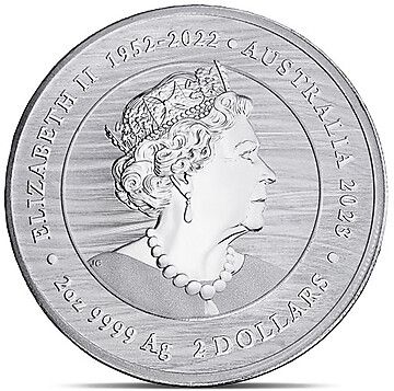 2 Dollars – Charles III (1st Portrait – Pegasus – Silver Piedfort)
