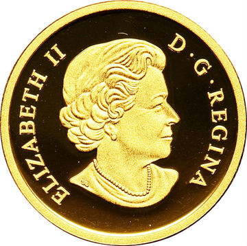 2013 25 Dollars – Elizabeth II (Canada: An Allegory; gold)