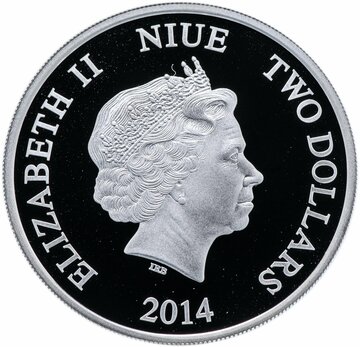2014 2 Dollars – Elizabeth II (Goofy)