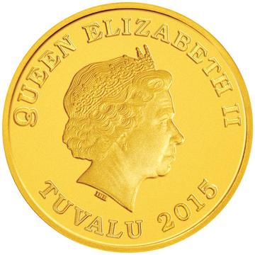 2015 30 Dollars – Elizabeth II (Year of the Goat – Longevity)