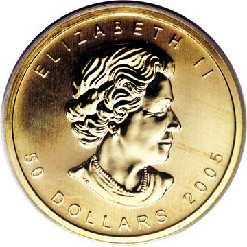 2005 50 Dollars – Elizabeth II (4th Portrait; 99999 GML Experimental)