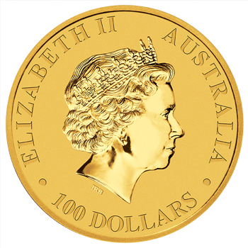 2016 100 Dollars – Elizabeth II (4th Portrait – Kangaroo – Gold Bullion Coin)