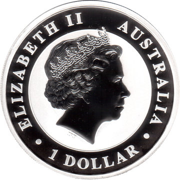 1 Dollar – Elizabeth II (4th Portrait – The Australian Stock Horse – Silver Bullion Coin)