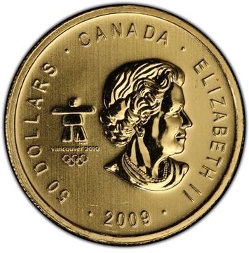 2009 50 Dollars – Elizabeth II (Thunderbird, Gold)